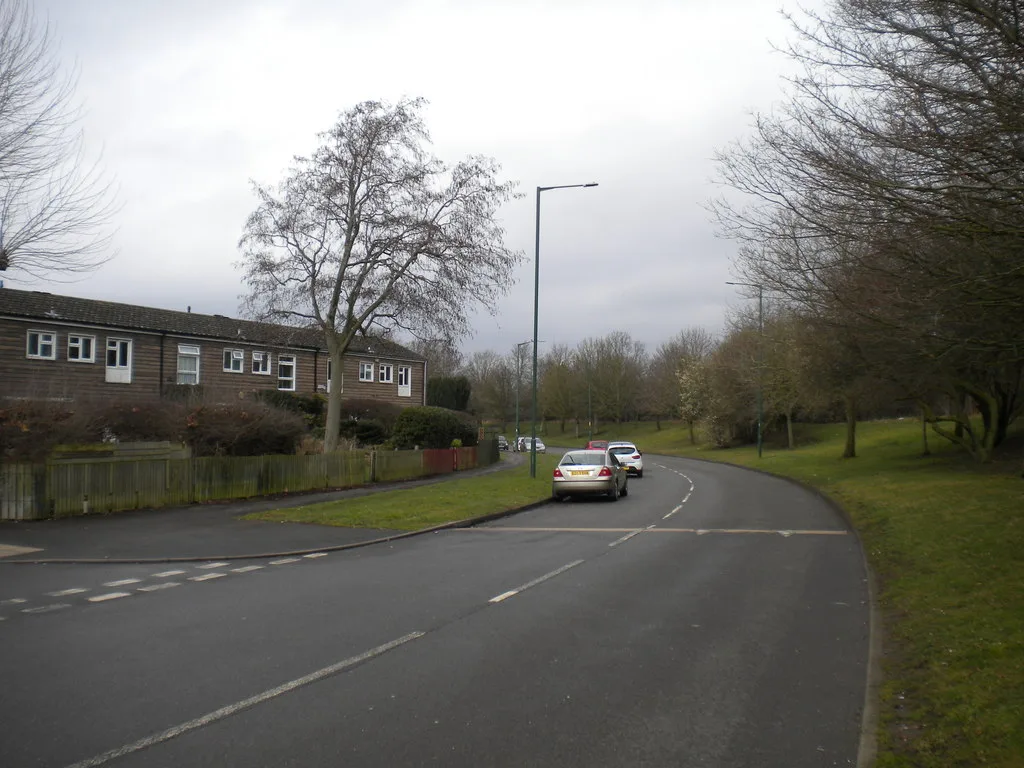 Lanchester Way in Smith's Wood. Police have not named the street where the robbery happened, and the photograph does not show the couple's home.