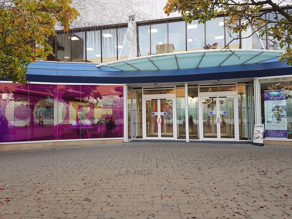 The entrance to The Core in Solihull town centre, one of the two venues hosting the free later life events in October
